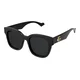 Gucci GG0998S 001 ONE SIZE (52) Črna/Siva