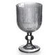VIVALTO 370 ml rebrasti sivi kozarec za vino