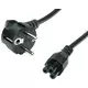 VALUE Napajalni kabel VALUE\, 3-pinski. Vtičnica za prenosnik\, črna\, 1\,8 m Value 19.99.1028 tok priklučni konektor črna 1.80 m, (20414941)