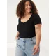Trendyol Curve Ženska bluza Tbbss25Af00054, Crna