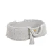 MY SWEET BABY Nosilec za punčke Moses Basket BOHO iz bombaža - svetlo siv