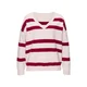 LASCANA Pulover pesek/bordo