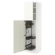 METOD Visoki element-ostava, bela/Vallstena bela, 60x60x220 cm