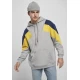 Oversize 3-Tone Hoody Grey/Honey/Navy Blue