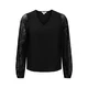 ONLY Bluza ONLMETTE črna