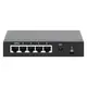 Intellinet PoE-Powered 5x Gigabit Gigabit Ethernet (10/100/1000) Power over Ethernet (PoE) Črna