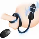 SuperLove E-Stim Dual Cock Ring & Prostate Massager with Remote Black