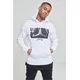 Mister Tee Majica Pray Hoody, bela