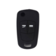 CAR 888 ACCESSORIES Silikonska navlaka za ključeve Opel crna