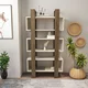 Hanah Home Polica za knjige Reina, 80x150x29.5 cm, Orah-krem