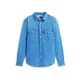 Tommy Jeans Jeans srajca DM0DM23028 Modra Relaxed Fit