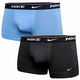 Bokserice Nike Everyday Cotton Stretch Trunk 2P - uni blue/black