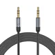 TECH-PROTECT ULTRABOOST AUX MINI JACK 3.5MM CABLE 150CM BLACK (9490713931547)