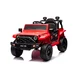 MAMIDO električni avtomobilček OFFROAD (12V, visoka šasija, širok sedež, vzmetene osi, 2,4 GHz daljinski upravljalnik, LED luči), rdeč