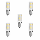 5x LED žarnica – sijalka E14 4,5W mini nevtralno bela 4000K 55x15mm