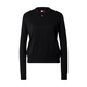 Tommy Jeans Pulover Essential črna