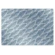 Decormat Podloga za stol Modri listi 140x100 cm 15 cm