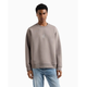 Armani Exchange za moške. XM000368AF10818U6107 Siva majica z vratom za posadko (M), Priložnostno, Šport, Bombaž, Večname
