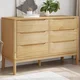 vidaXL Predalnik FLORO 77x35x73 cm voščeno rjava trdna borovina