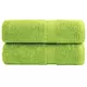 Vidaxl vidaXL Premium brisače SOLUND, 2 kosa, zelene, 30 x 50 cm, 600 g/cm2