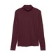 VERO MODA Majica VMALBERTE vinsko rdeča