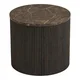 Okrogla stranska mizica z mizno ploščo v marmornem dekorju o 45 cm Rota – House Nordic