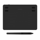 HUION RTE-100-BK graphic tablet Black 5080 lpi 121.9 x 76.2 mm