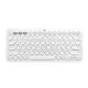 Logitech K380 Multi-Device Bluetooth Keyboard, Off-White