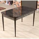 Hanah Home Trpezarijski sto na razvlačenje Trend Bendir, 132-170 cm, Crni