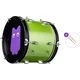 NRG True Ultra Basic SET Navijaški boben 16 Green Strike