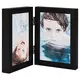 Vidaxl vidaXL Dvodelni okvir za fotografije črne barve 2 x (13 x 18 cm)