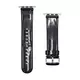 Transparent Apple Watch Sport Silicone Strap 38/40/41mm crni