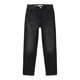MANGO Kavbojke NEWMOM črn denim