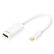 DisplayPort adapter cable, mini DP - HDMI type A M/F, 0.15m, DP 1.1a, wh