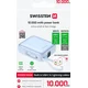 Swissten Powerbank Space 10 000 mAh USB-C in Lightning kabel - Modra