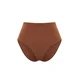 Trendyol Brown High Waist Regular Bikini Bottom