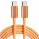 Kabel USB-C / USB-C s hitrim polnjenjem, PD 60W, 1 m, oranžen