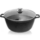 shumee Granitni lonec s pokrovom za kuhanje, dušenje, peko 32 cm 9,7 l Grande