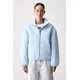 Tommy Jeans Prehodna jakna svetlo modra