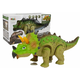 Dinosaur Triceratops na baterije zeleni