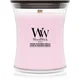 Woodwick Cherry Blossom & Vanilla dišeča sveča z lesenim stenjem 275 g