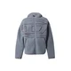 DIESEL Prehodna jakna S-ZAT dimno-siva/bordo