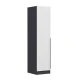 Hanah Home Garderober Minar Kale-8709, 45x190x52 cm, Bela-antracit