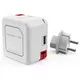 ALLOCACOC Powerbank 5000 mAh -   5000 mAh, Bela