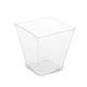 Skodelica Fingerfood (PS) kvadratna prozorna 59 x 59 x 54 mm 100 ml [50 kosov]