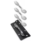 Set jedilnega pribora OUTDOOR, set 4 kosov, srebrna, nerjaveče jeklo, Black+Blum