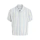 JACK & JONES Srajca JJEJEFF safir/svetlo modra/naravno bela
