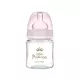 CANPOL Flašica za bebe sa širokim vratom 120 ml/ pp - 35/233 Mala princeza -pink
