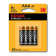Baterija Kodak Xtralife alkalna AAA, 4 kos