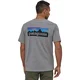 Patagonia P-6 Logo Responsibili moška majica gravel heather